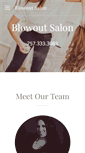 Mobile Screenshot of blowoutsalonva.com